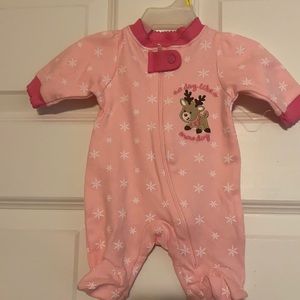 Set of 4 NWT preemie one piece footies